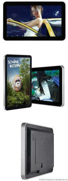 深圳銘薪壁掛網絡廣告機 融合wifi與3G，開啟數字標牌新紀元